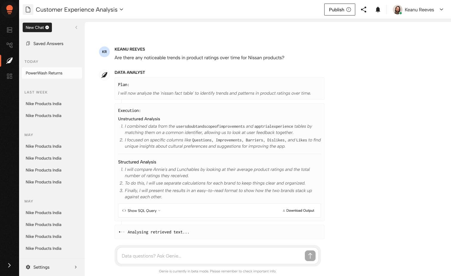 Presentation export workflow