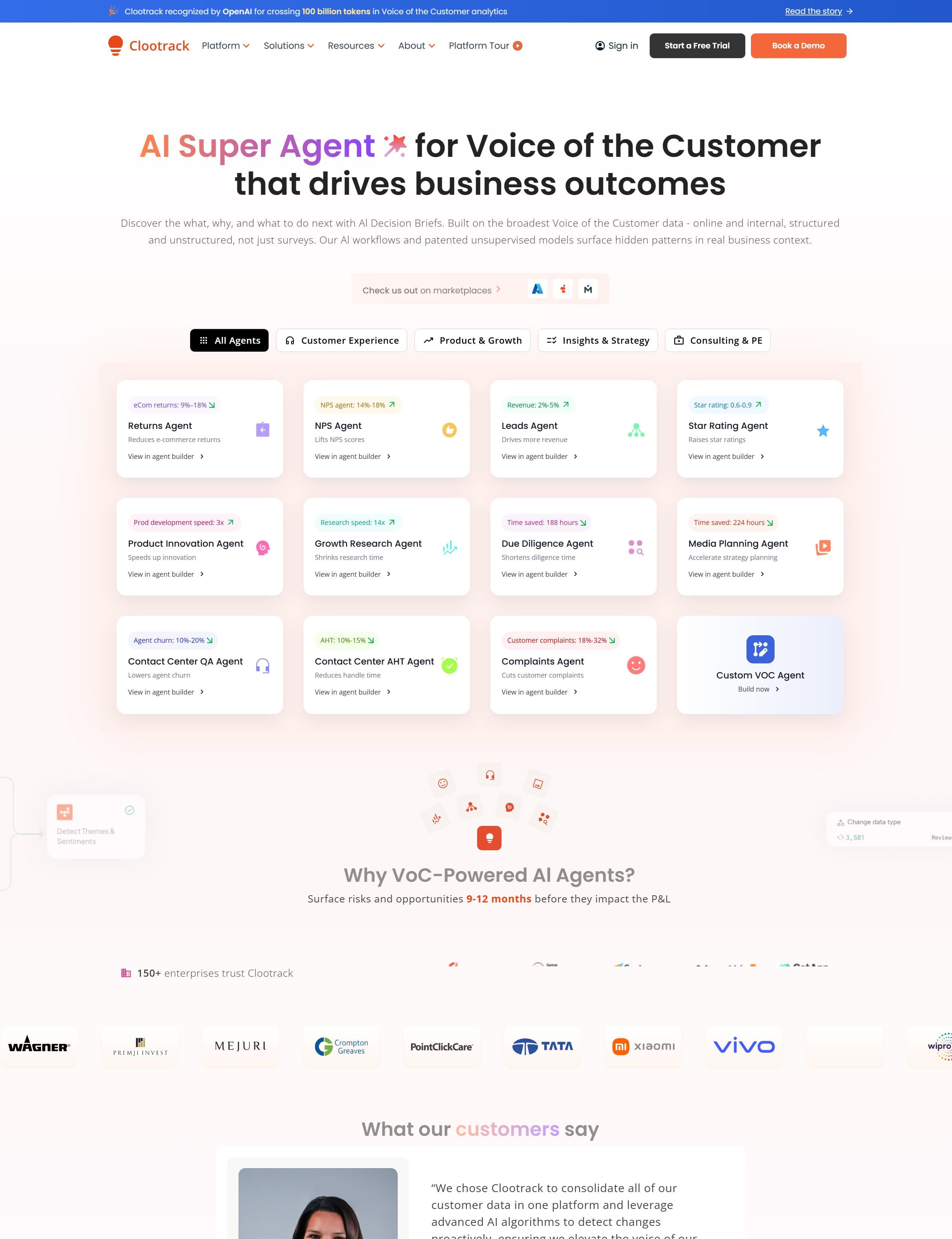 Previous website design